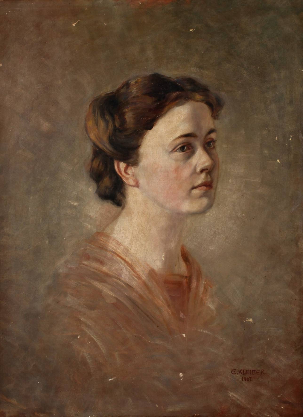 Erich Kleiber, attr., Damenportrait