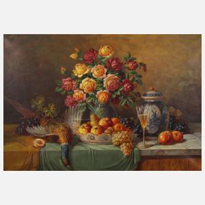 G. Kreibich, Tafelstillleben mit Fasan