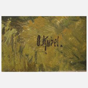 Otto Kubel, ”Bunter Herbst am Wettersteingebirge”