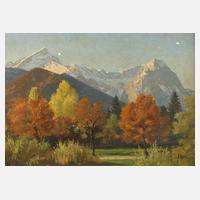 Otto Kubel, ”Bunter Herbst am Wettersteingebirge”111