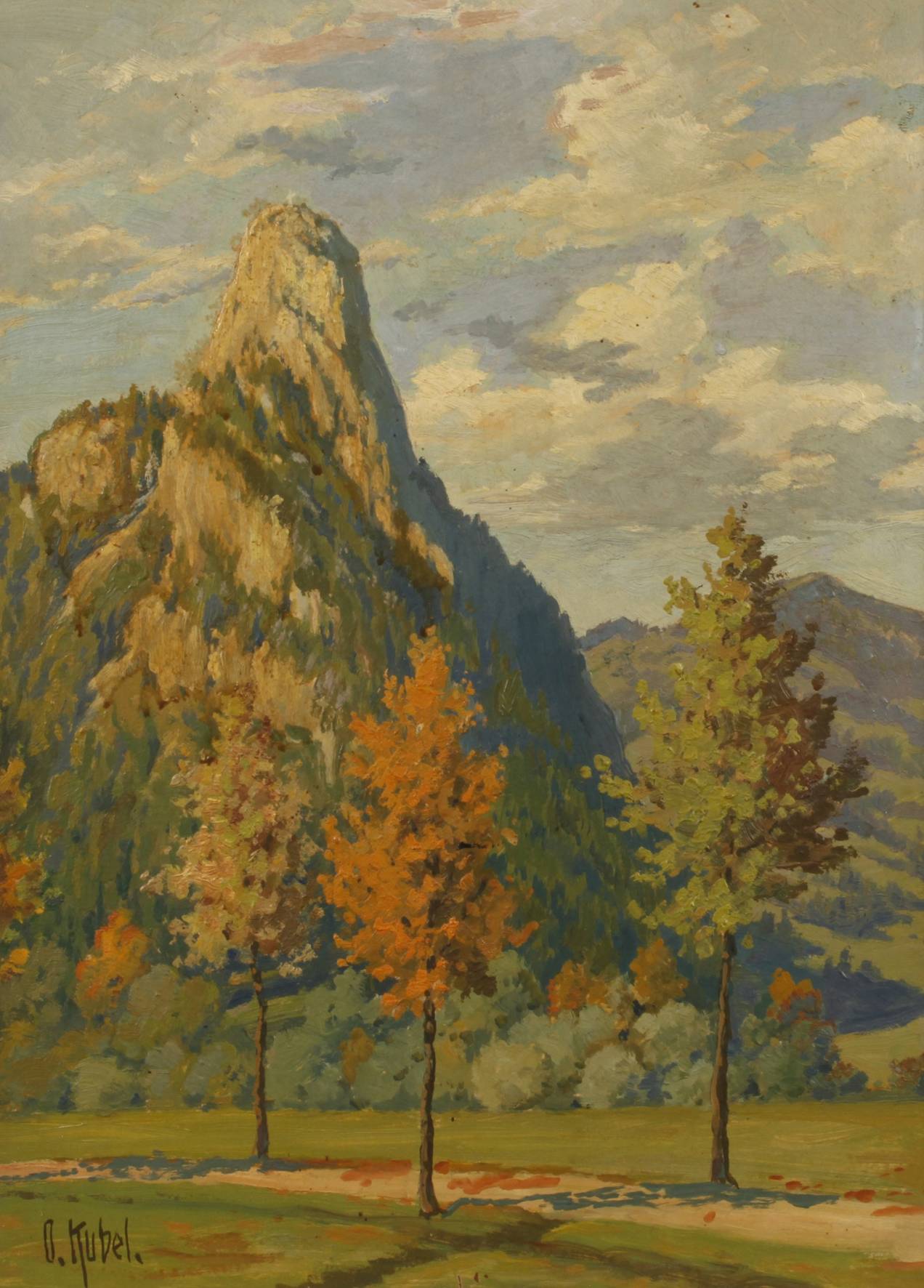 Otto Kubel,  ”Der Kofel bei Oberammergau”
