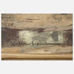 Karl Mohr, Krabbenfischer am Strand