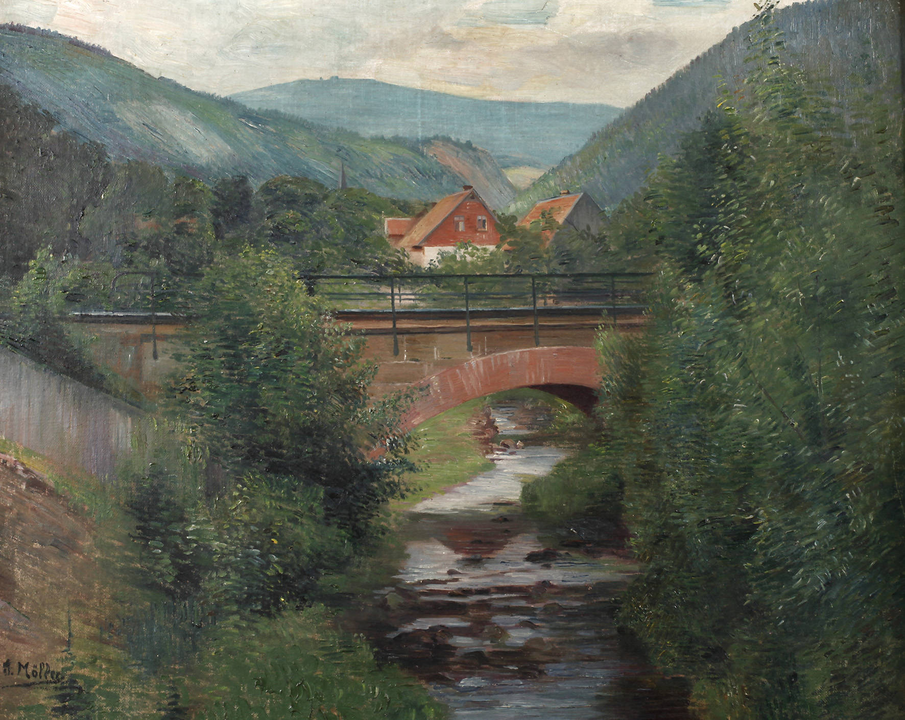 Möller, Blick zum Brocken im Harz