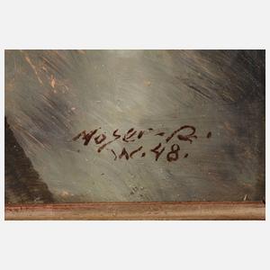 R. Moser, Jäger im Gebirge