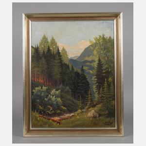 Robert Müller, Sommerliche Waldlandschaft