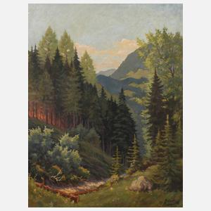 Robert Müller, Sommerliche Waldlandschaft