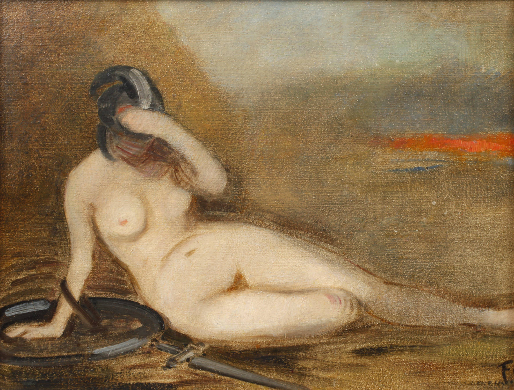 Fritz Neuenhahn, Rastende Amazone