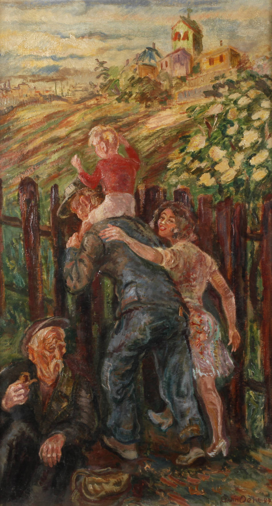 Erwin Oehl, Familienausflug