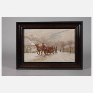 Hermann Reisz, Schlittenfahrt