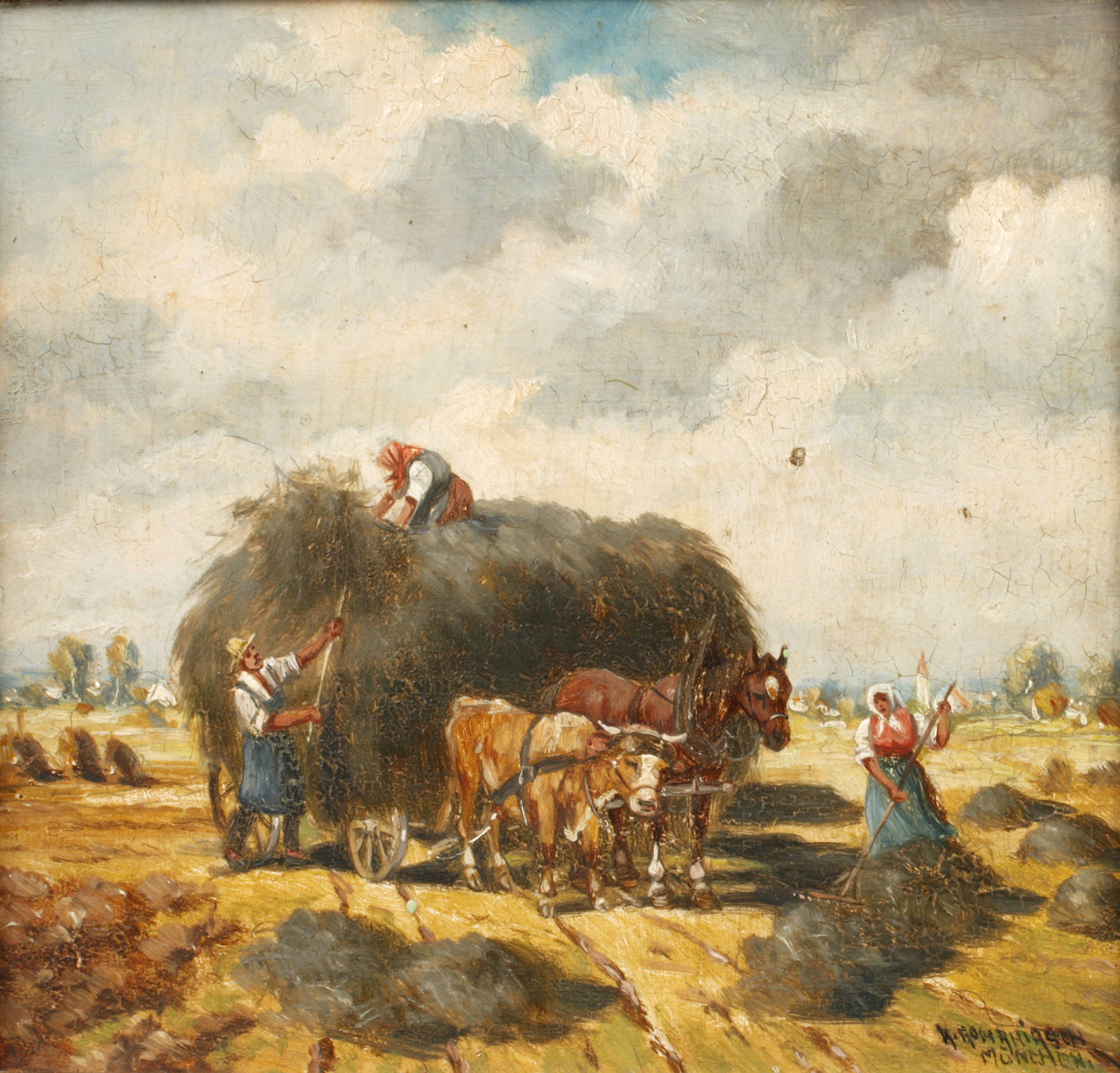 Karl Rohrhirsch, Heuernte