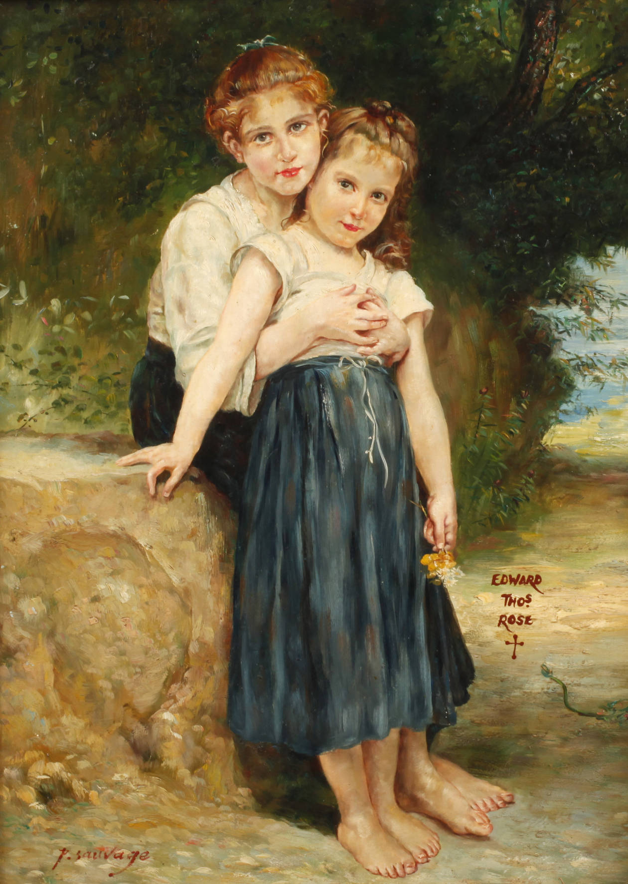 P. Sauvage, Kinderpaar