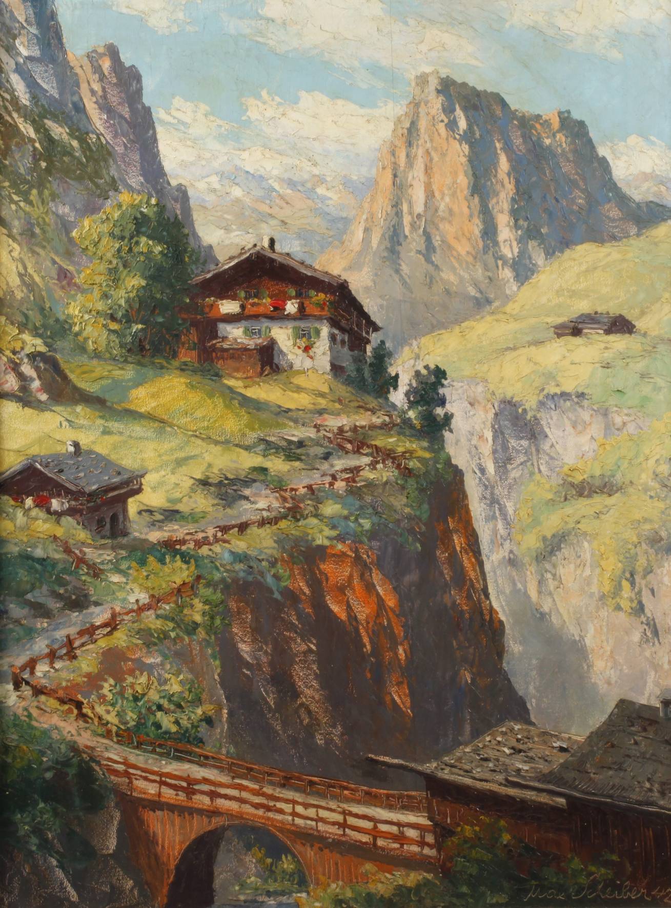 Max Scheiber, ”Tiroler Berghöfe”