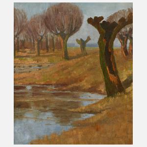 Wilhelm Schmetz, Vorfrühlingslandschaft