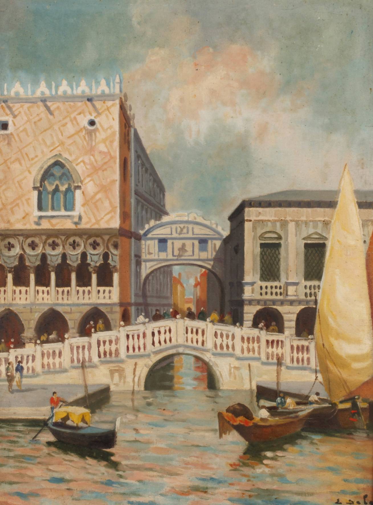 E. Sele, Venedigansicht