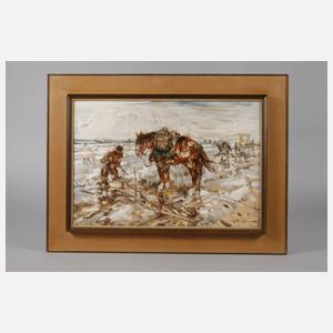 Prof. Julius Seyler, Krabbenfischer am Meer