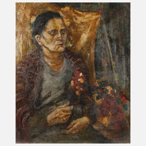 Heinrich Siebald, Blumenverkäuferin