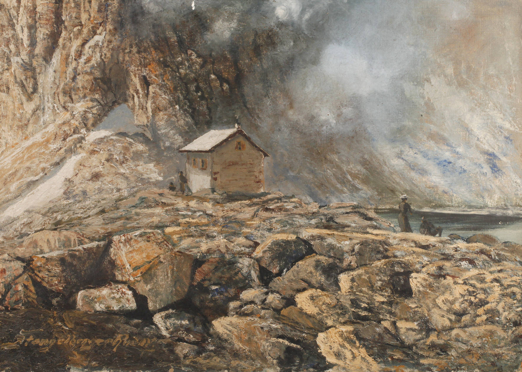 Rudolf Stangelberger, Am Gebirgssee