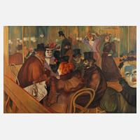 Kopie nach Henry de Toulouse-Lautrec ”Das Promenoir des Moulin Rouge”111