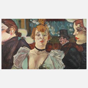Kopie nach Henry de Toulouse-Lautrec ”La Goulue ...”
