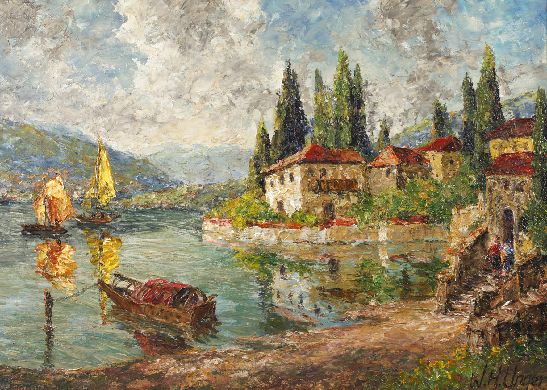 Wolfgang Heinz Unger, ”Gardasee”