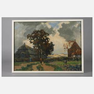 Martin van Waning, Holländische Dorfansicht