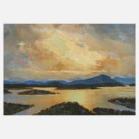 Helmut Wanschap, attr., Abendliche Schärenlandschaft111