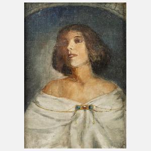 Mädchenstudie um 1910