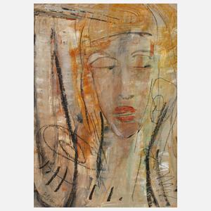 E. Bernard, Frauenportrait