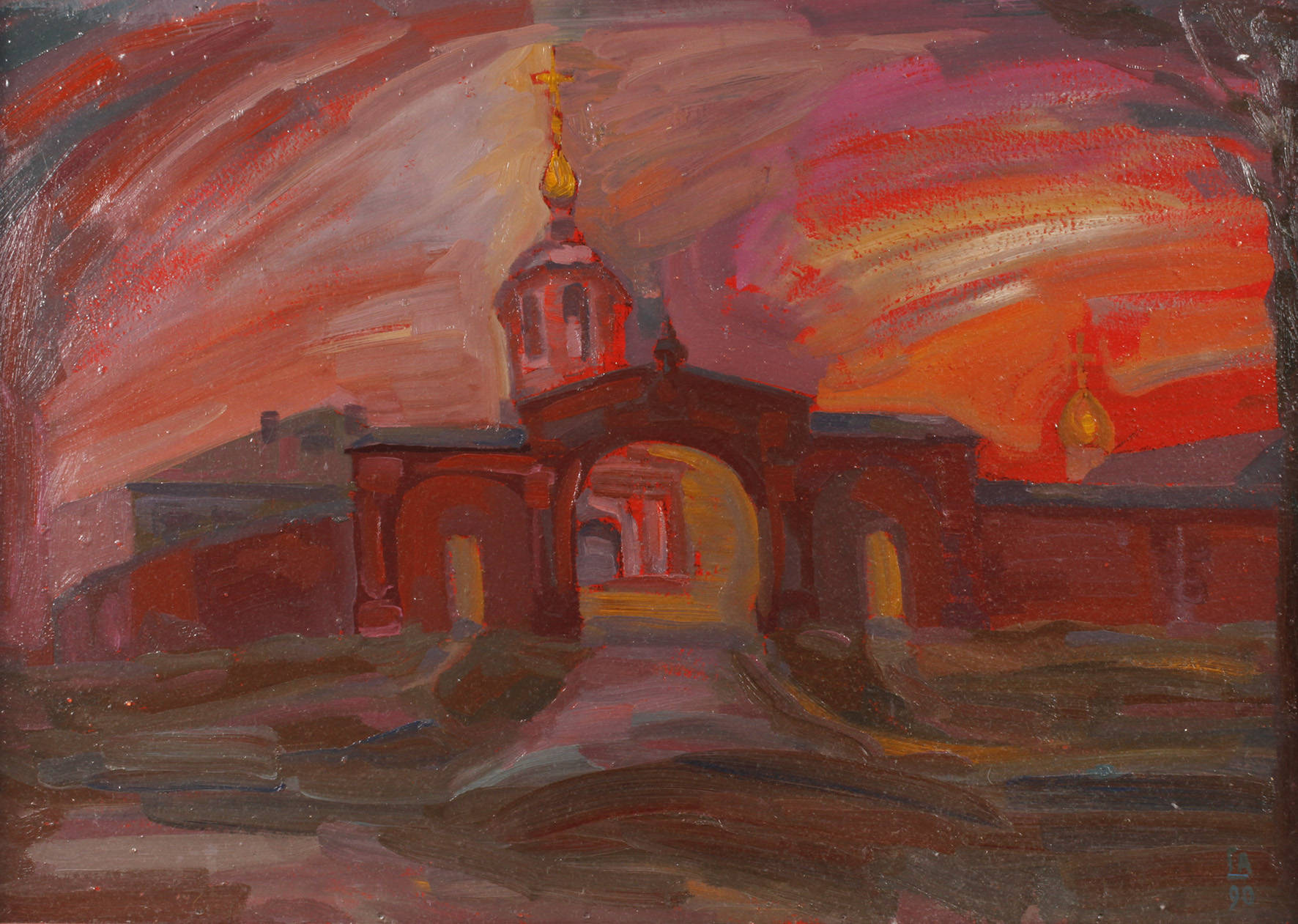 Anatoli Grischko, Ansicht Wassili-Kloster in Susdal