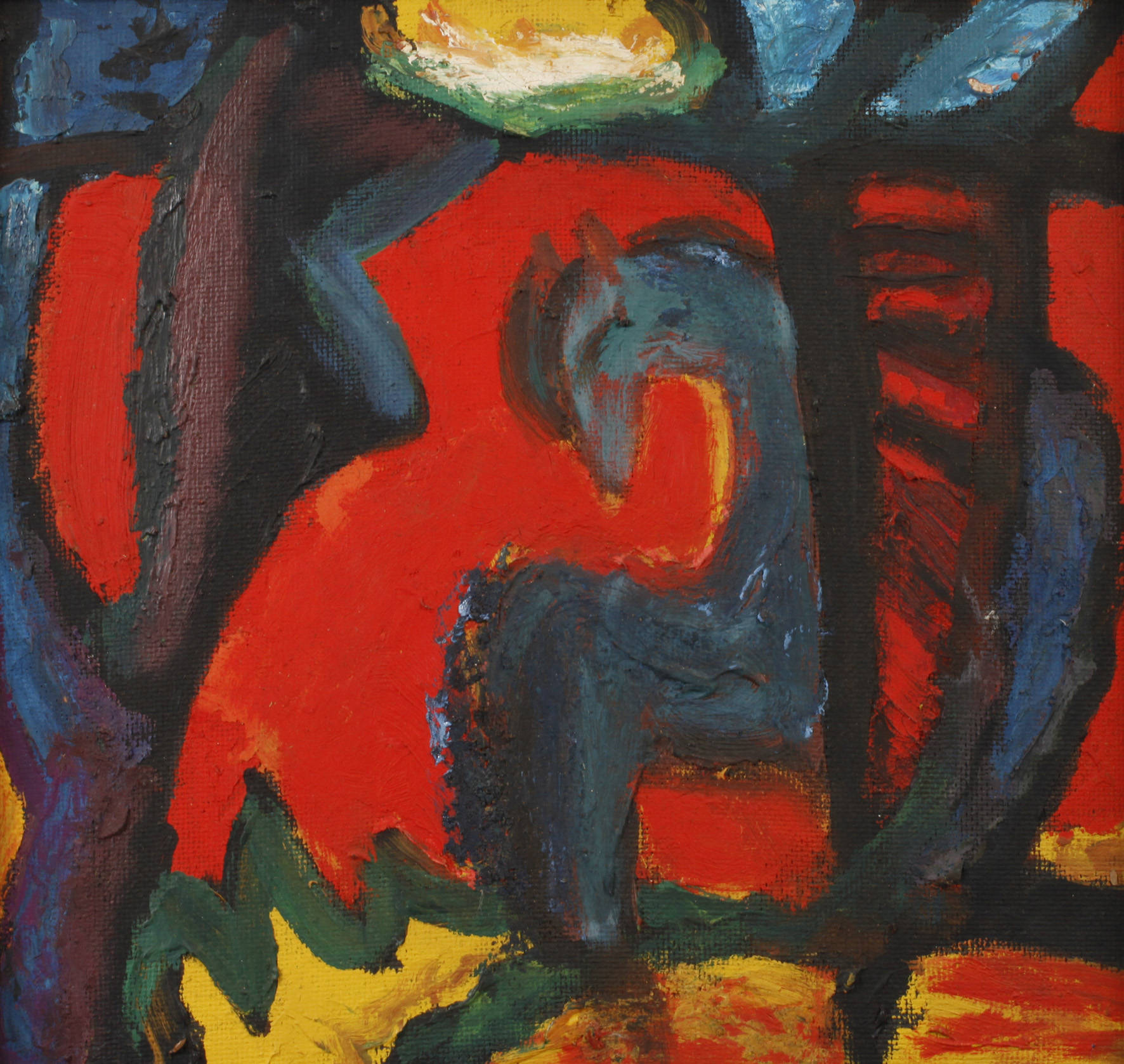 Fritz Keller, attr., ”Blaues Pferd”