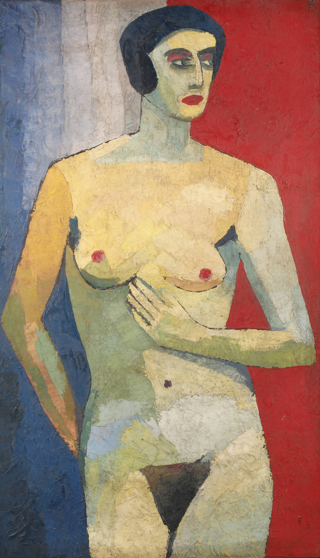 Expressiver Frauenakt