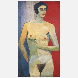 Expressiver Frauenakt