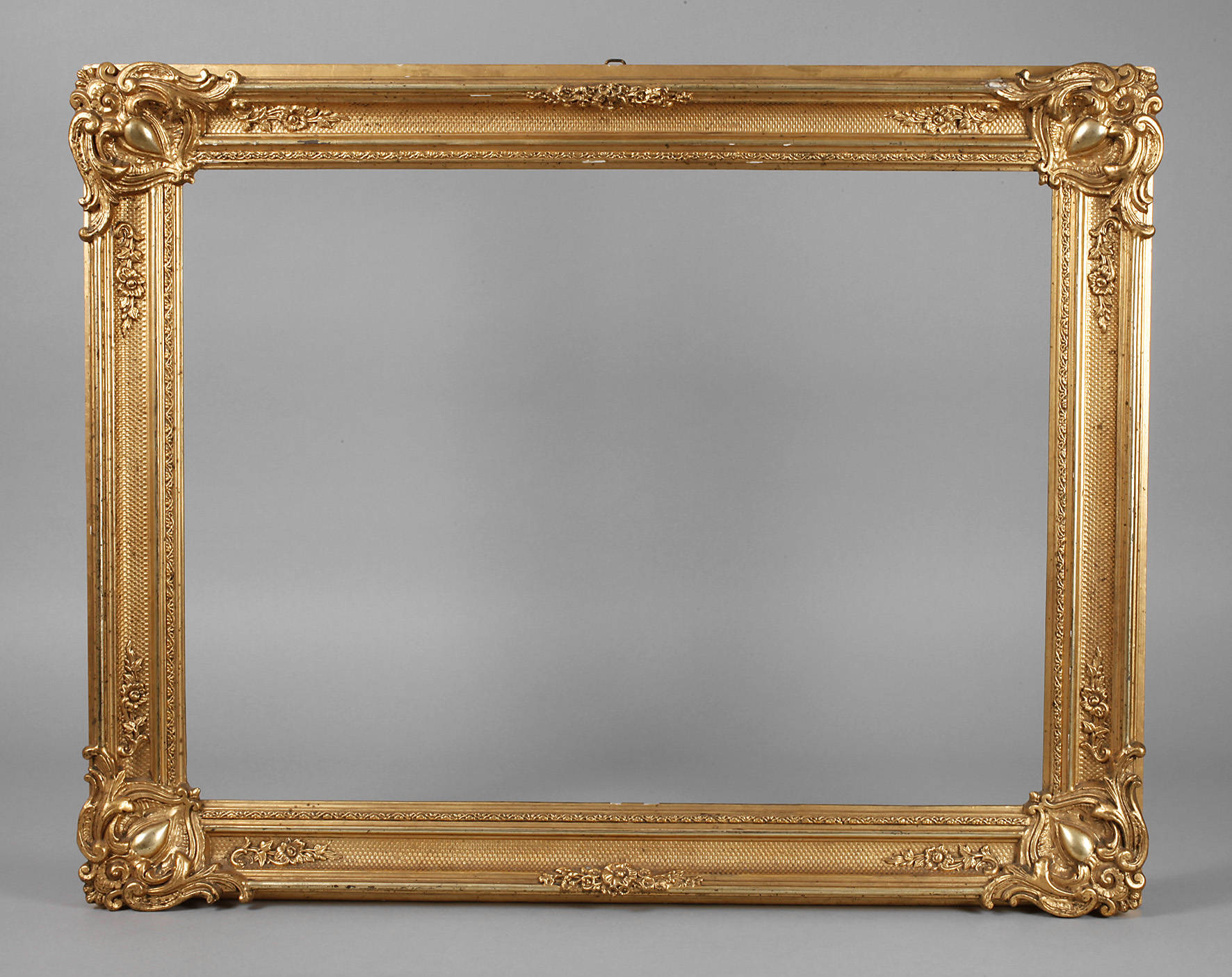 Spätbiedermeier-Goldstuckrahmen um 1860