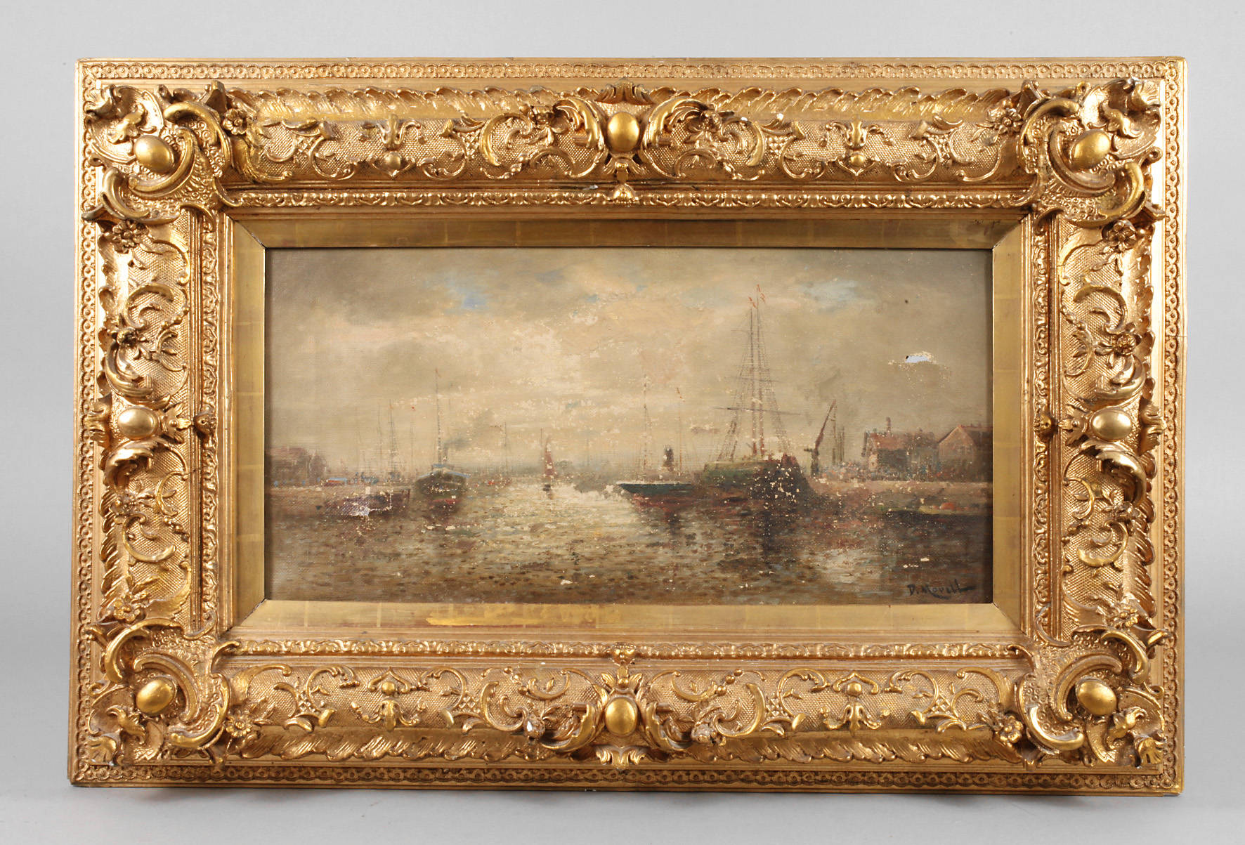 Prächtiger Goldstuckrahmen