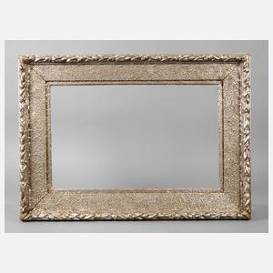 Versilberter Stuckrahmen