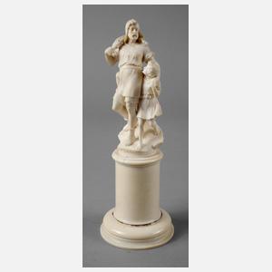 Feine Elfenbeinschnitzerei