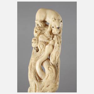 Brieföffner Elfenbein