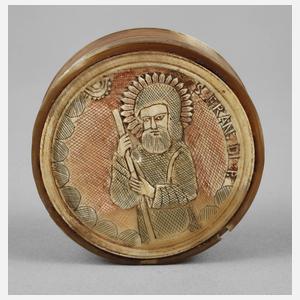 Horndose mit Beineinlagen