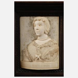 Paar Elfenbeinreliefs