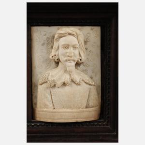 Paar Elfenbeinreliefs