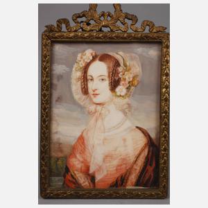 Drei Elfenbeinminiaturen