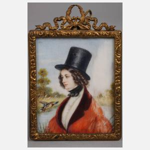 Drei Elfenbeinminiaturen