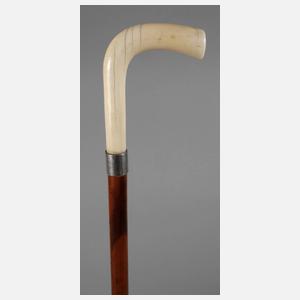 Flanierstock Elfenbein