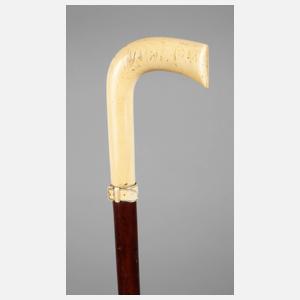 Spazierstock Elfenbein