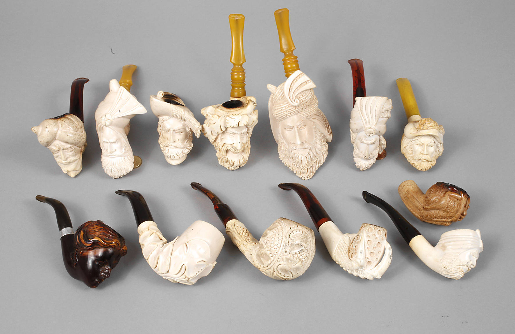 Konvolut Meerschaumpfeifen