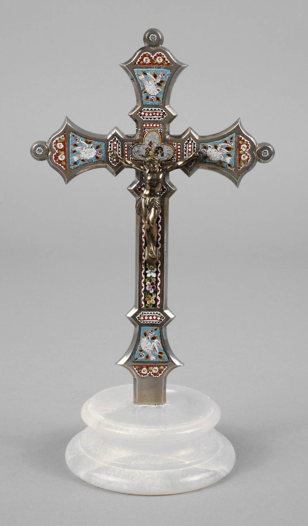 Kruzifix Mikromosaik