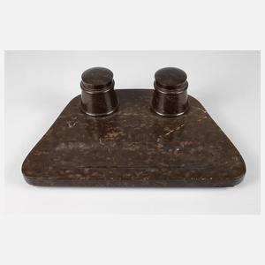 Schreibtischgarnitur Serpentin