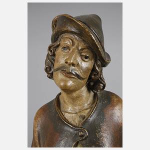 Geschnitzte Heiligenfigur