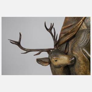 Geschnitzte Heiligenfigur