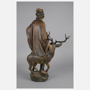 Geschnitzte Heiligenfigur